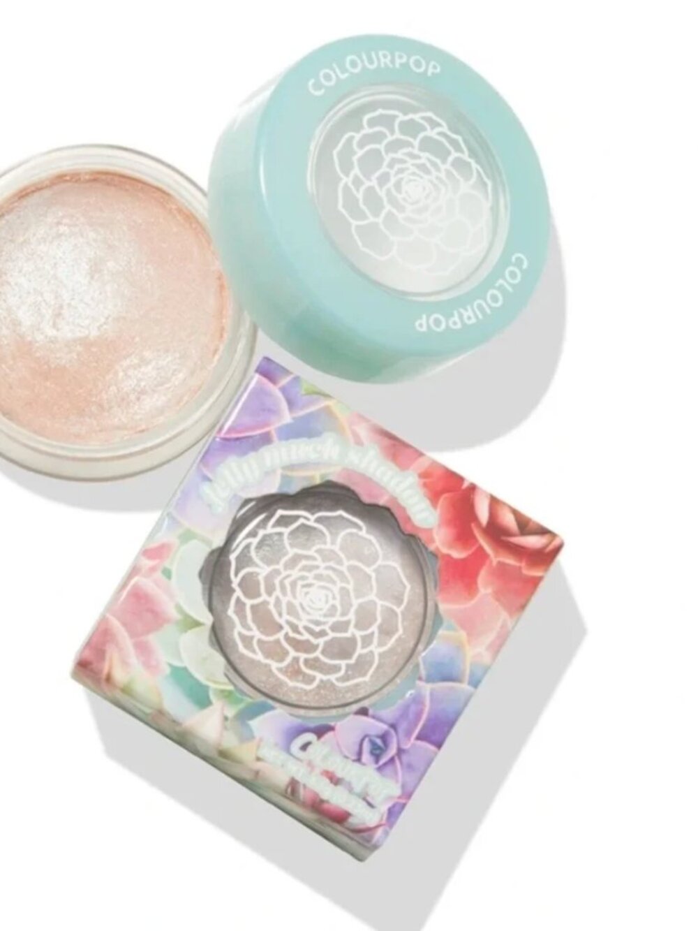 ColourPop Jelly Much Gel Vegan Eyeshadow Sage Bundle NIB